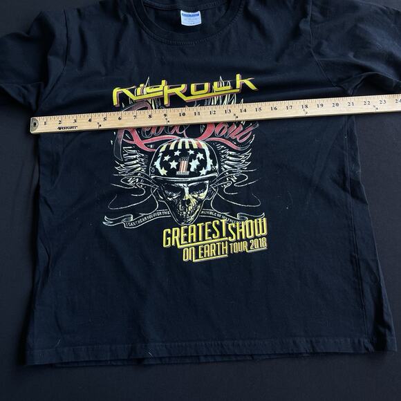 Kid Rock Band Tee Adult Large Rock and Roll Music Artist Greatest Show 2018 Tour - Picture 7 of 10